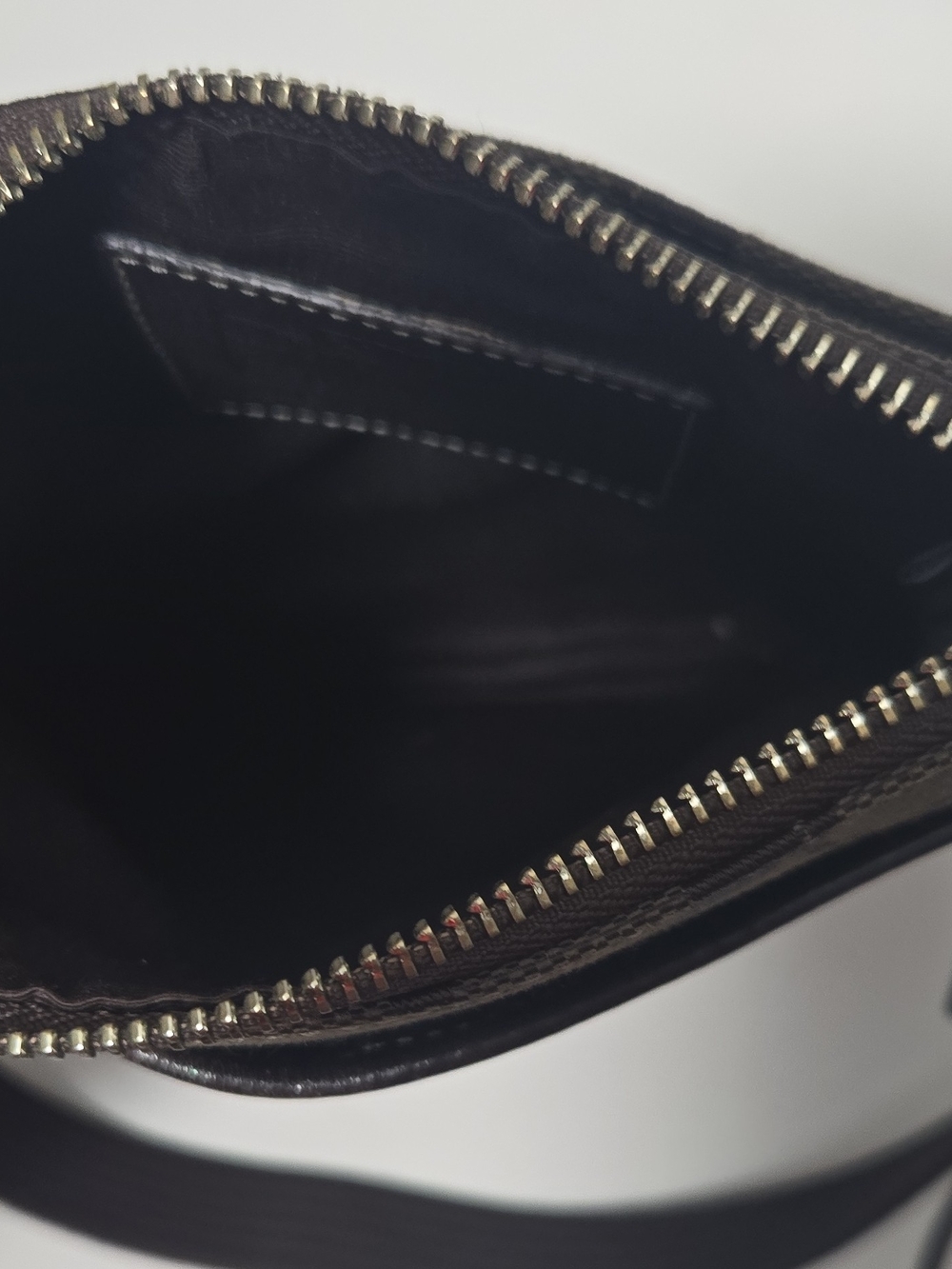 Coach Dark Brown Signature Jacquard Crossbody Bag - Picture 4 of 4